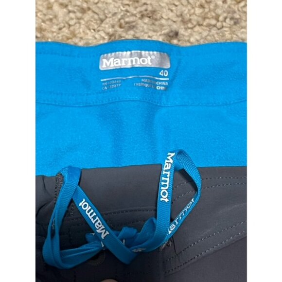 Marmot Men's Dark Gray Cargo HIking Shorts 12" Inseam Size 40 Waist Worn Flaw - Picture 3 of 6